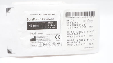 Intuitive 48345T da Vinci X / Xi SureForm 45mm Reload Black 6-Row